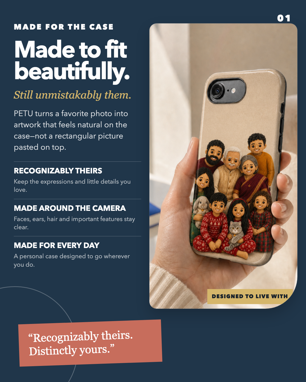 Custom Pet Portrait Phone Case