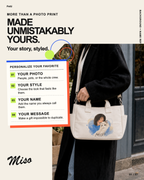 Custom Pet Portrait Tote Bag