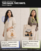 Custom Pet Portrait Tote Bag