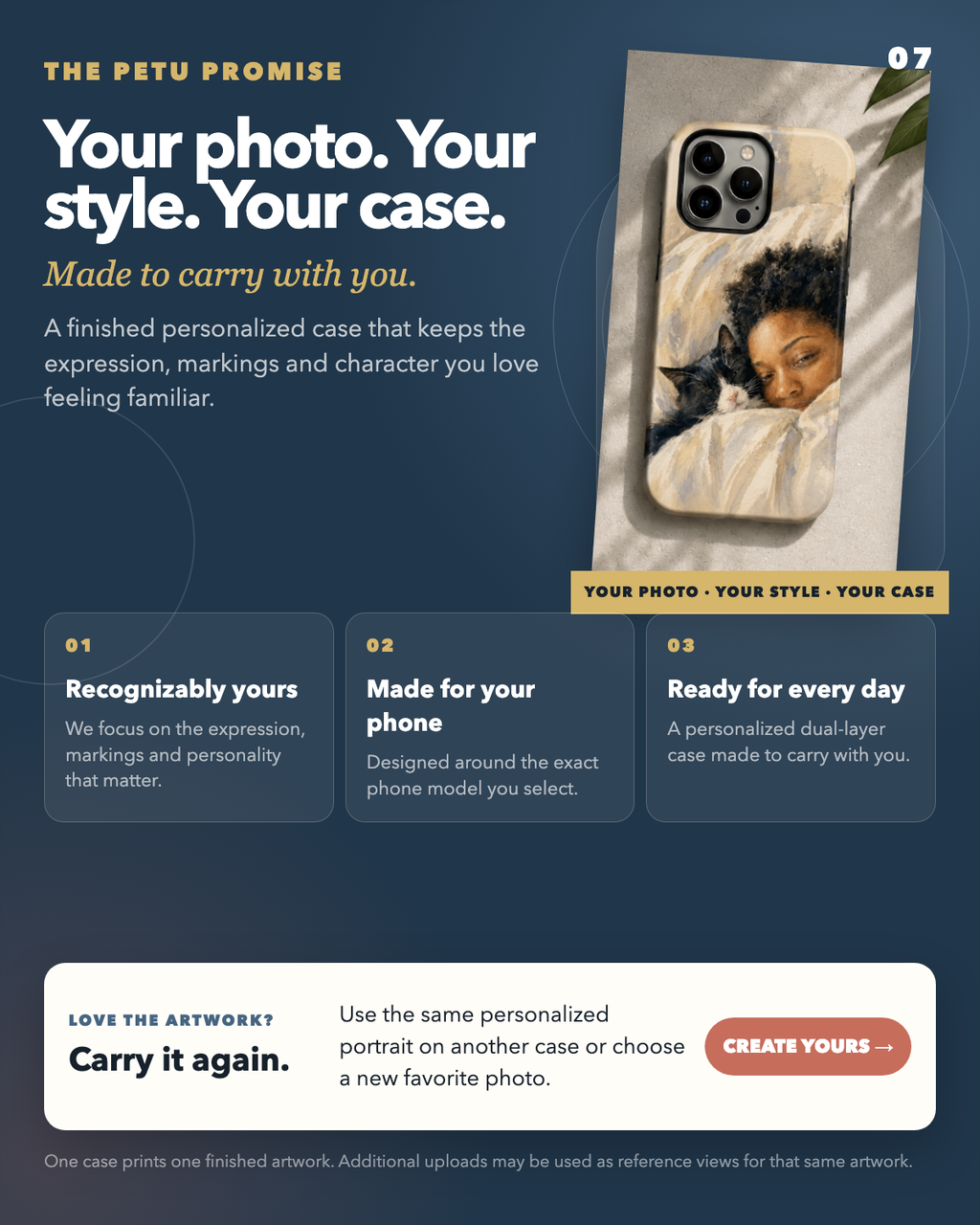 Custom Pet Portrait Phone Case