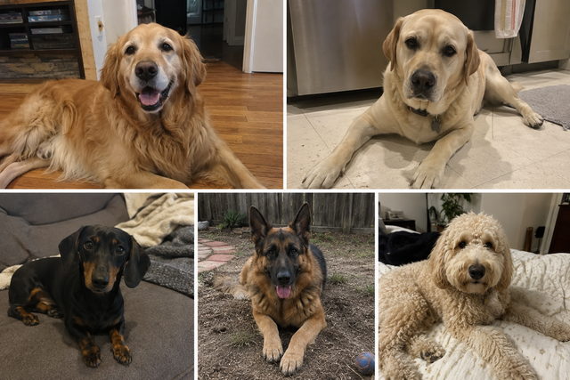 Original reference photo for the dog portrait